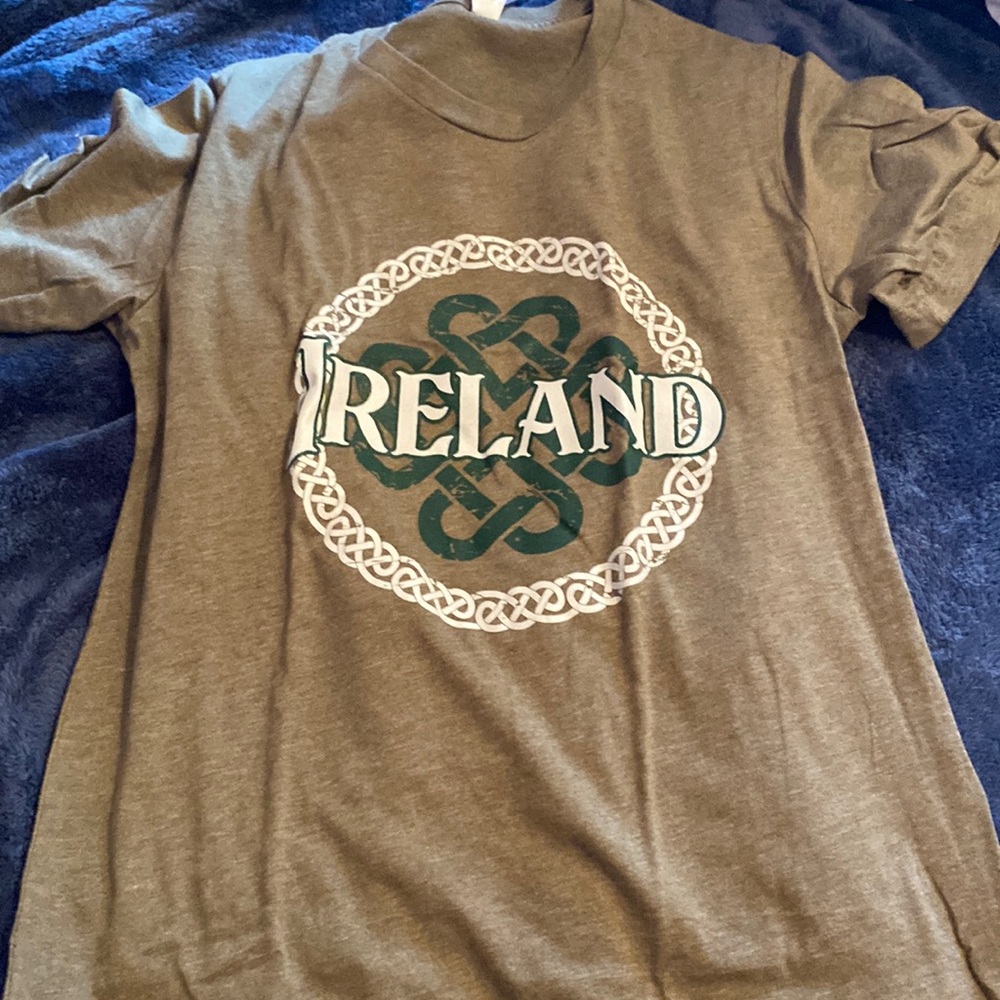 bella Canvas green ireland shirt